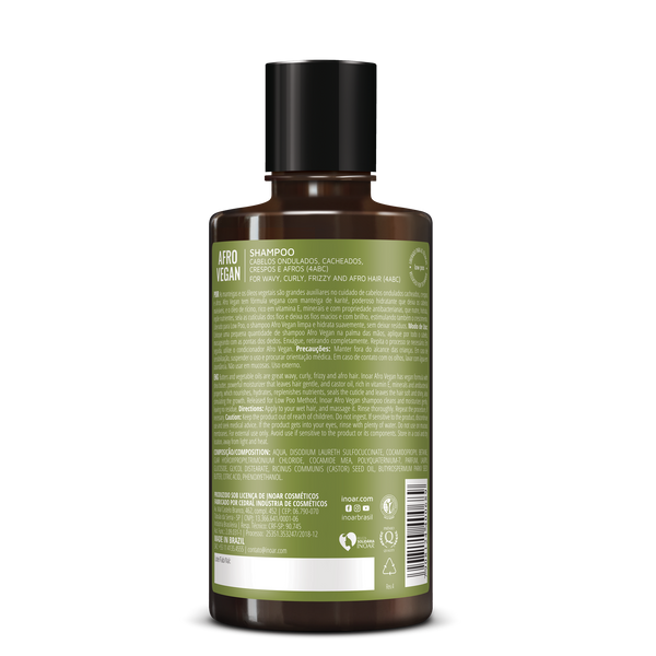 INOAR Afro Vegan Shampoo