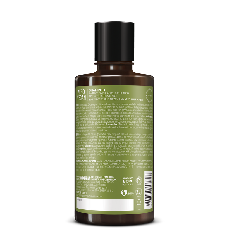 INOAR Afro Vegan Shampoo