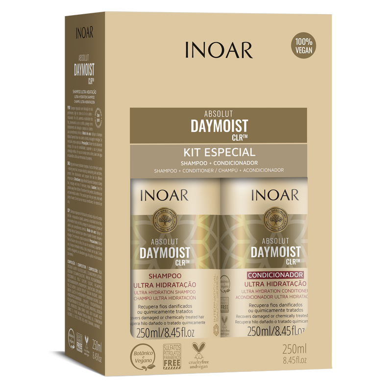 INOAR Absolut Daymoist Kit (Shampoo + Conditioner)